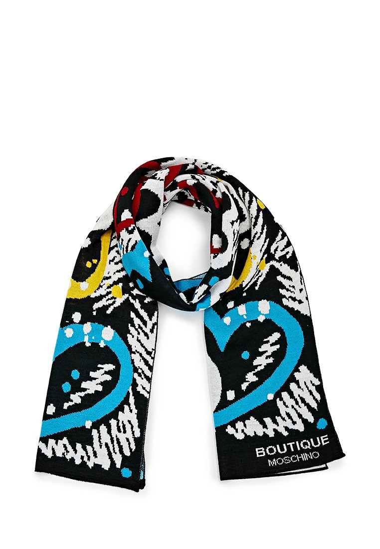 

Шарф Moschino женский черный (30582-16)