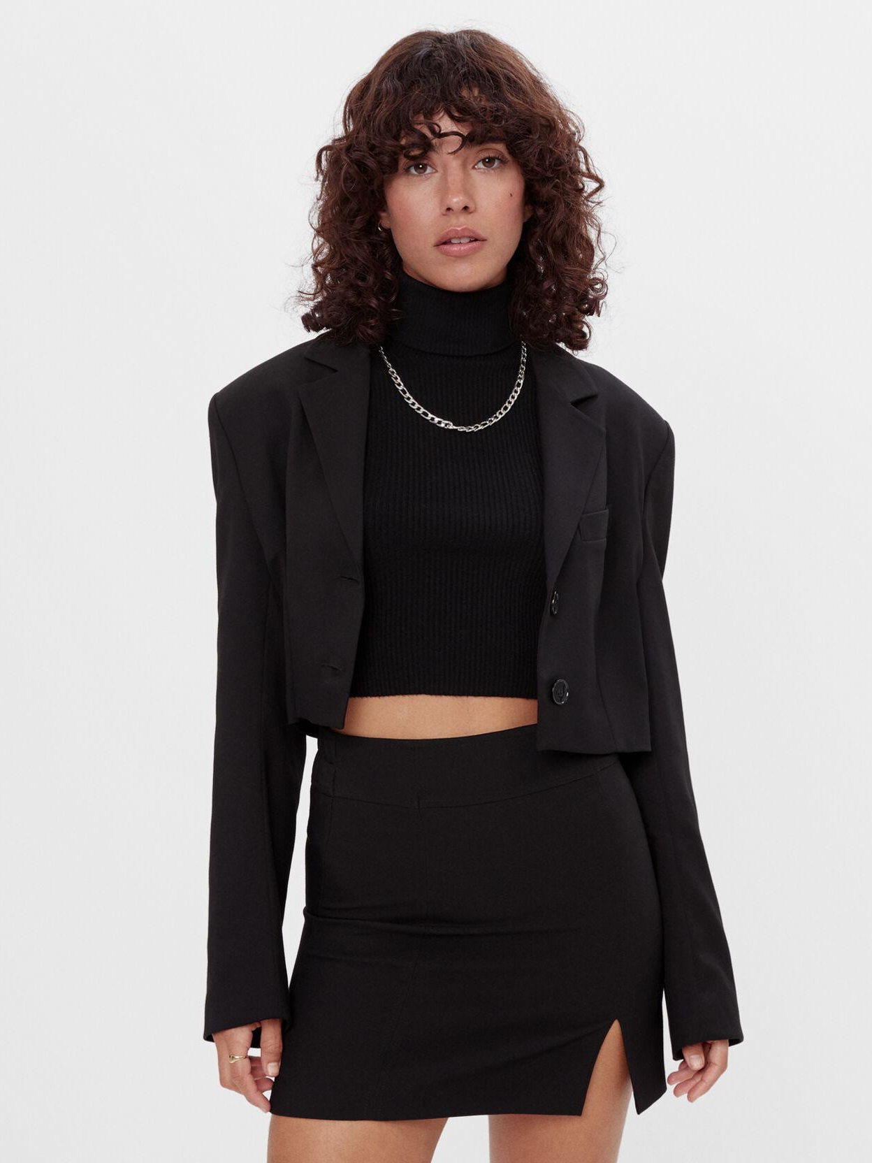 

Жакет Bershka XAZ294796RANP  Черный, Жакет Bershka XAZ294796RANP L Черный