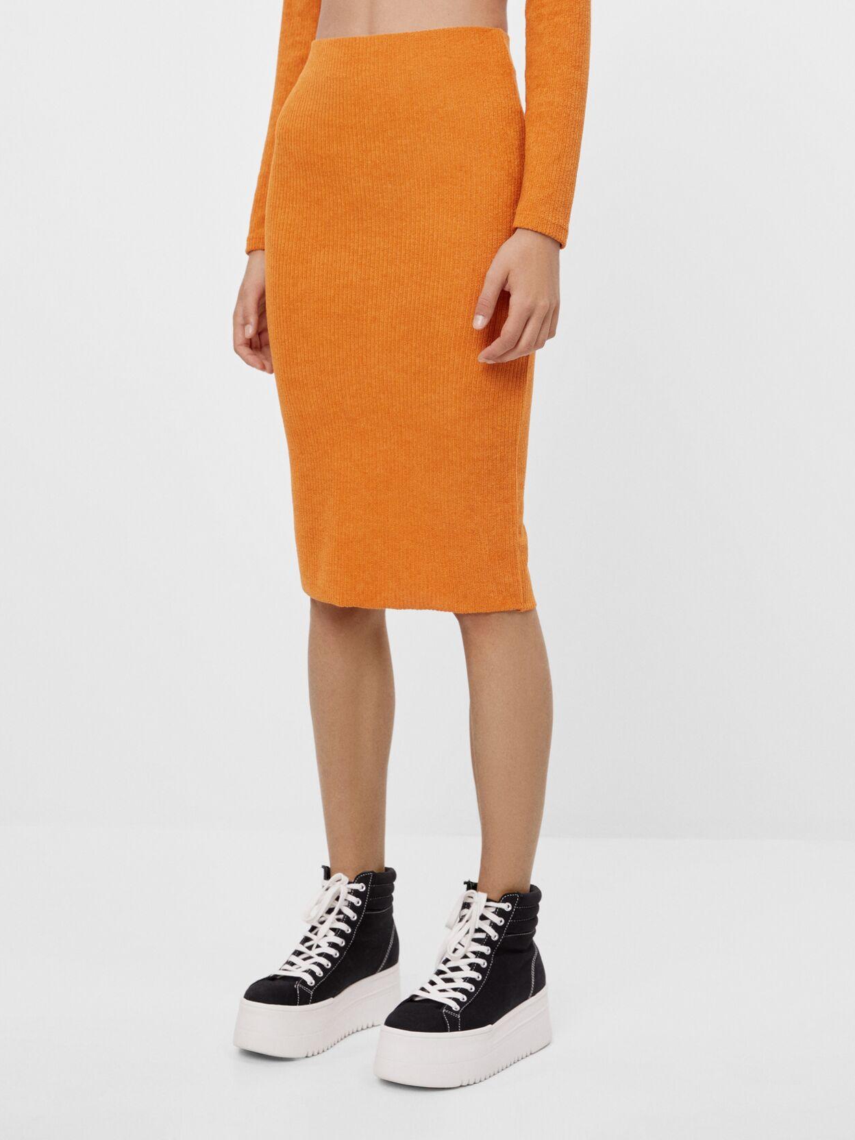 

Юбка Bershka XAZ294850JMWI S Горчичная
