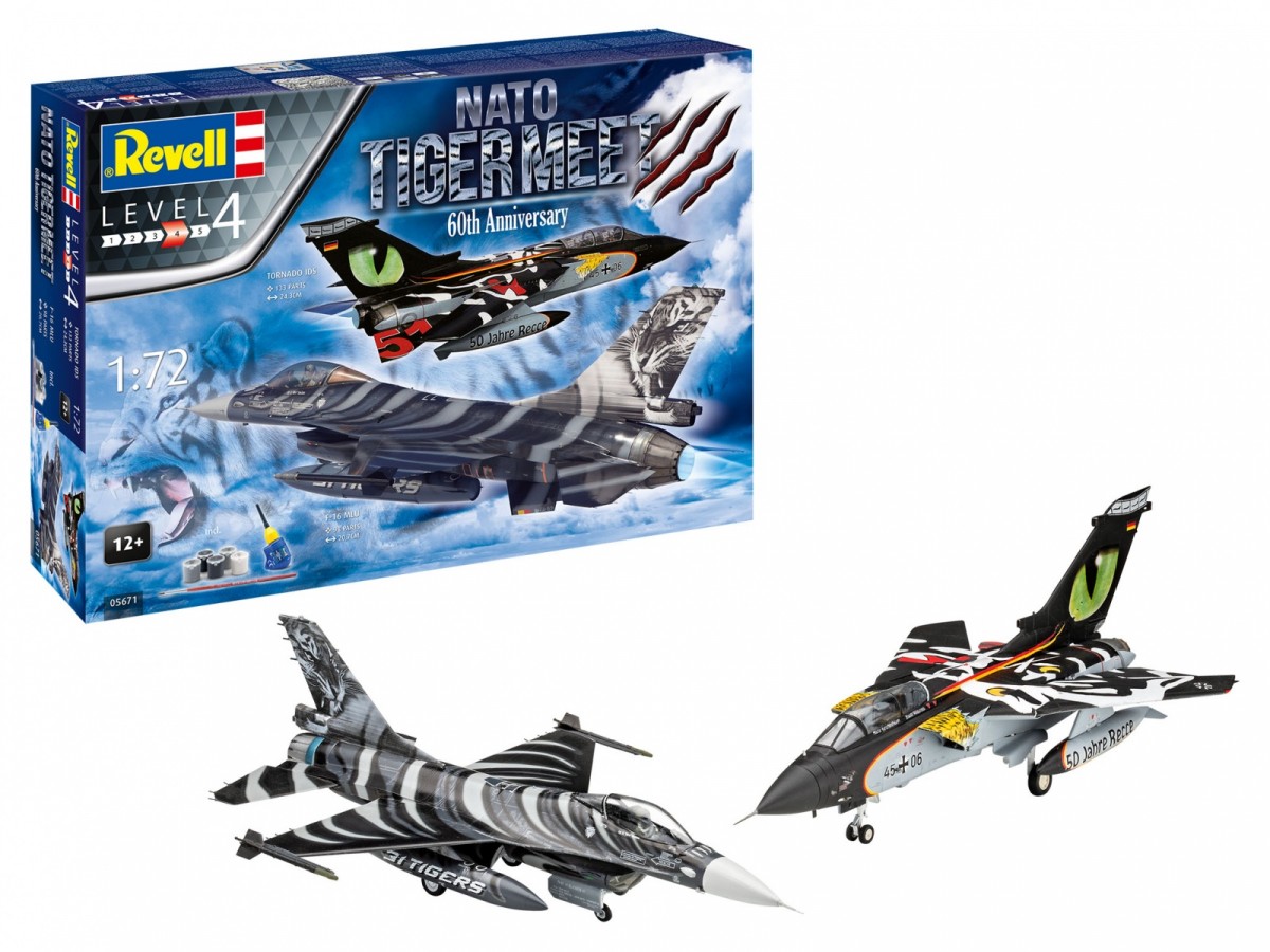 

Сборная модель Revell Самолеты NATO Tiger Meet Подарочный набор (05671)