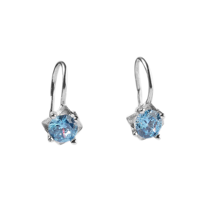 

Серебряные детские серьги КАМЕЯ 27600922.312.S2FLT189A