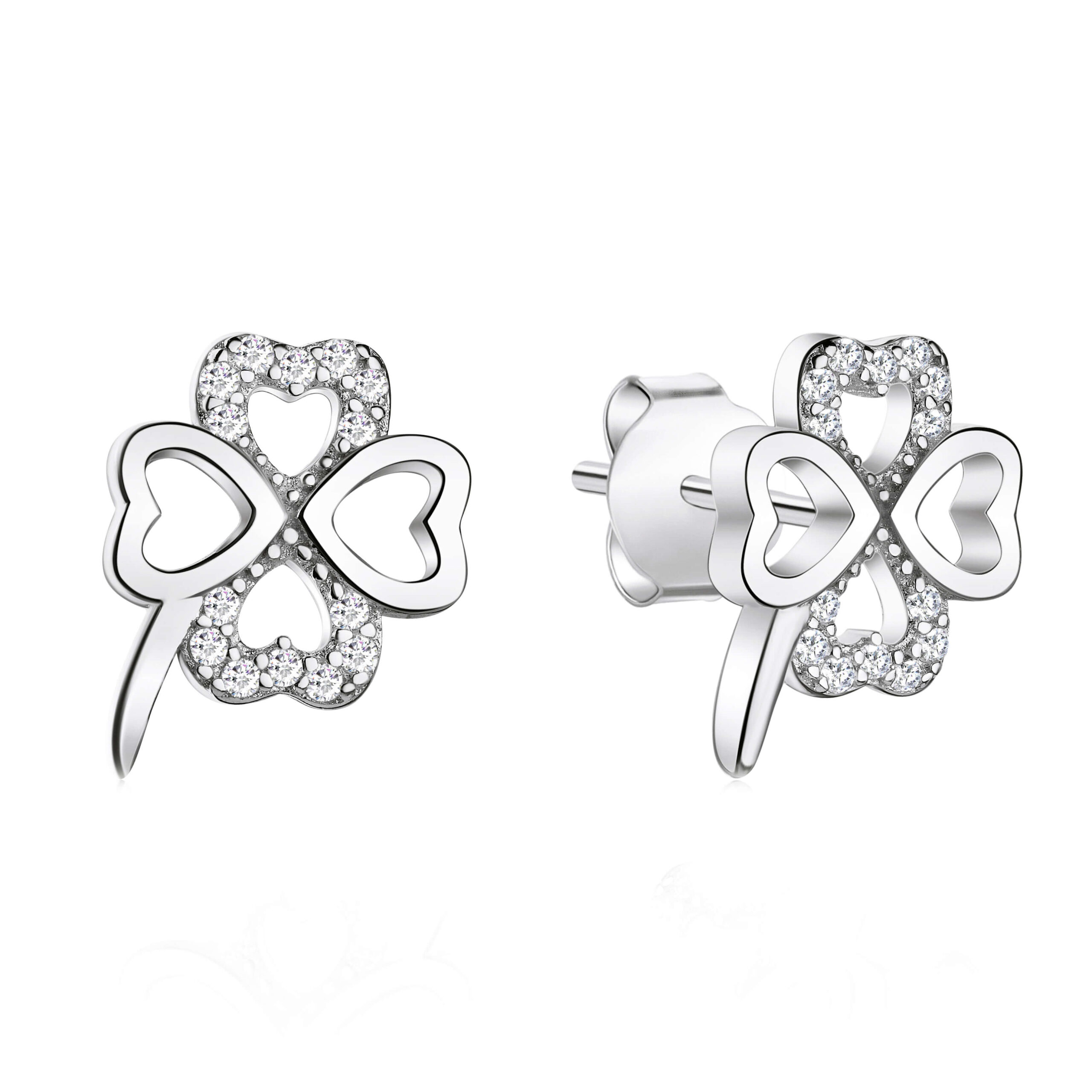 

Серебряные серьги пусеты с фианитами КАМЕЯ 27600922.312.S2F1203