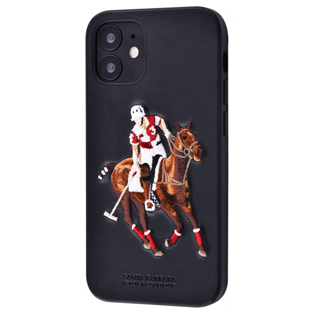 

Чехол Polo Jockey iPhone 12 mini black Черный
