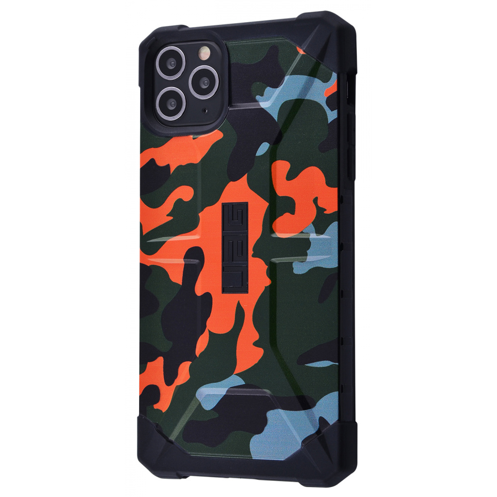 

Чехол противоударный UAG Pathfinder (Anti Fall) iPhone 11 Pro Max green/orange Зеленый Оранжевый