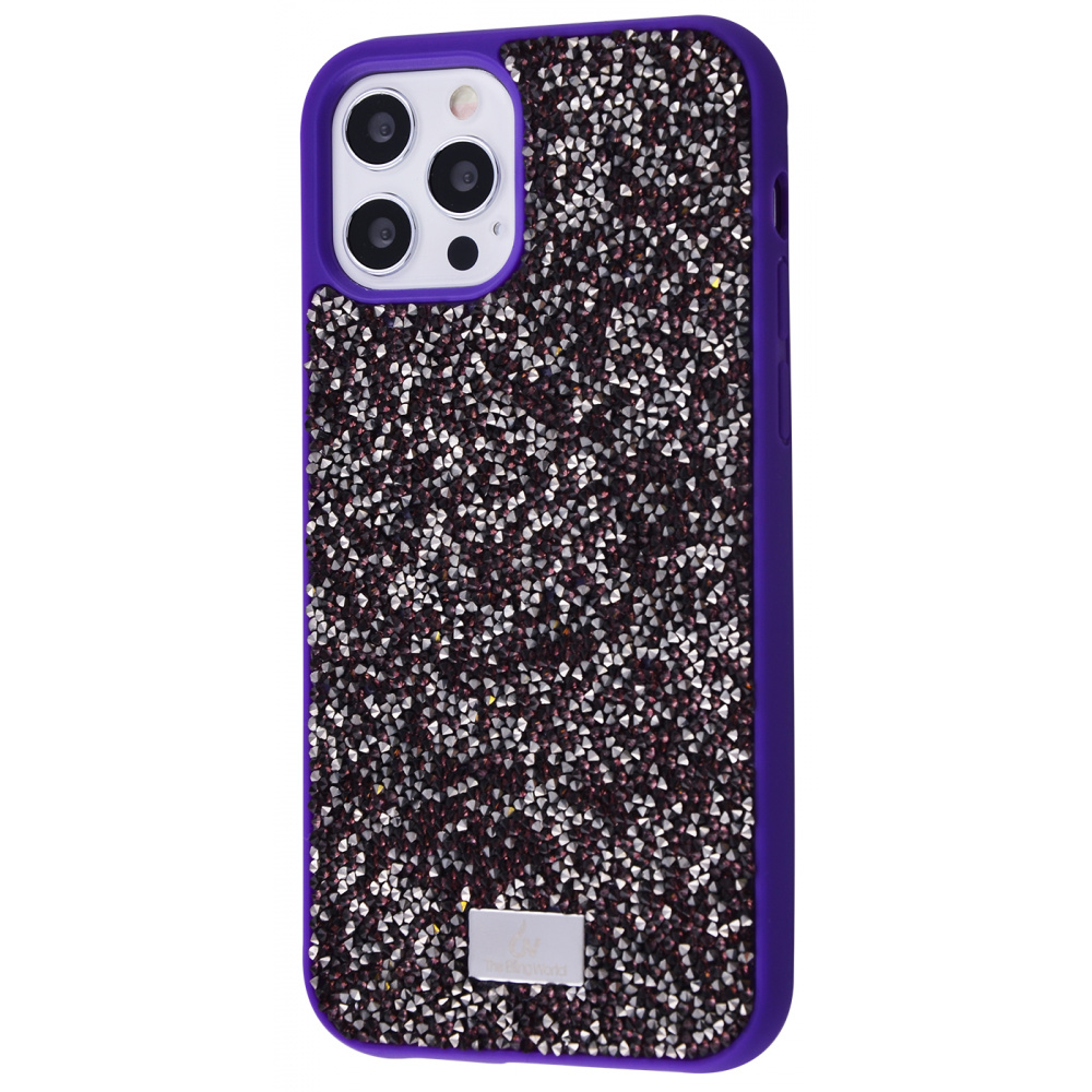 

Чехол с камнями и блёстками Bling World Grainy Diamonds (TPU) iPhone 11 Pro purple Фиолетовый