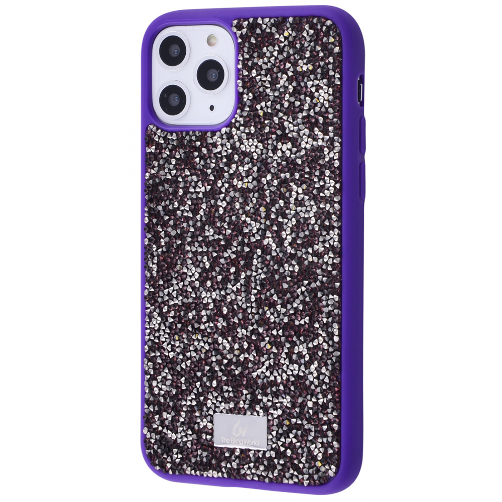 

Чехол Bling World Grainy Diamonds (TPU) iPhone 12 Pro Max purple Фиолетовый