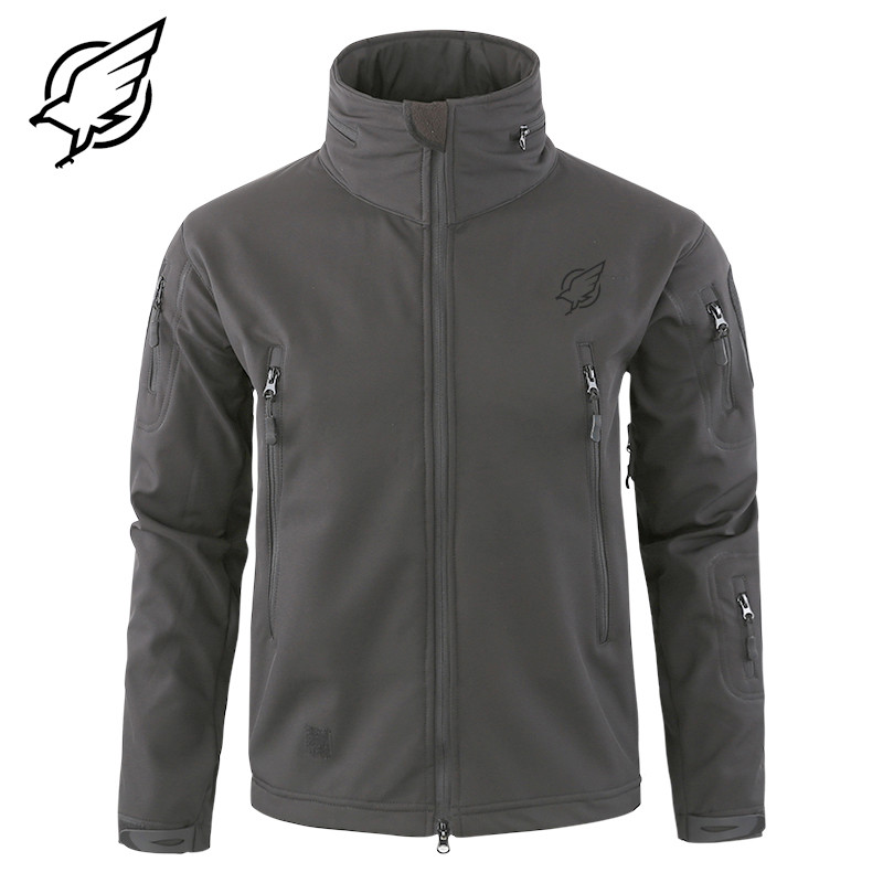 

Тактическая куртка Eagle Soft Shell JA-03 с флисом Grey, Тактическая куртка Eagle Soft Shell JA-03 с флисом Grey L
