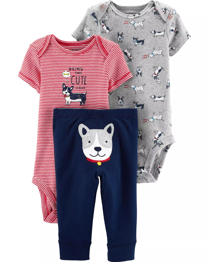 

Комплект Carter’s 3 в 1 DOG для мальчика 72-76