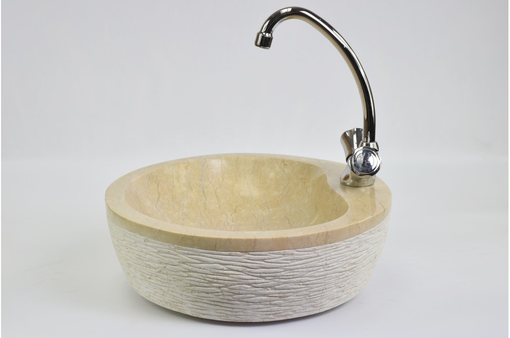 

Кам'яний умивальник CREAM Industar s23-973-2 45 х 40 см Овальний