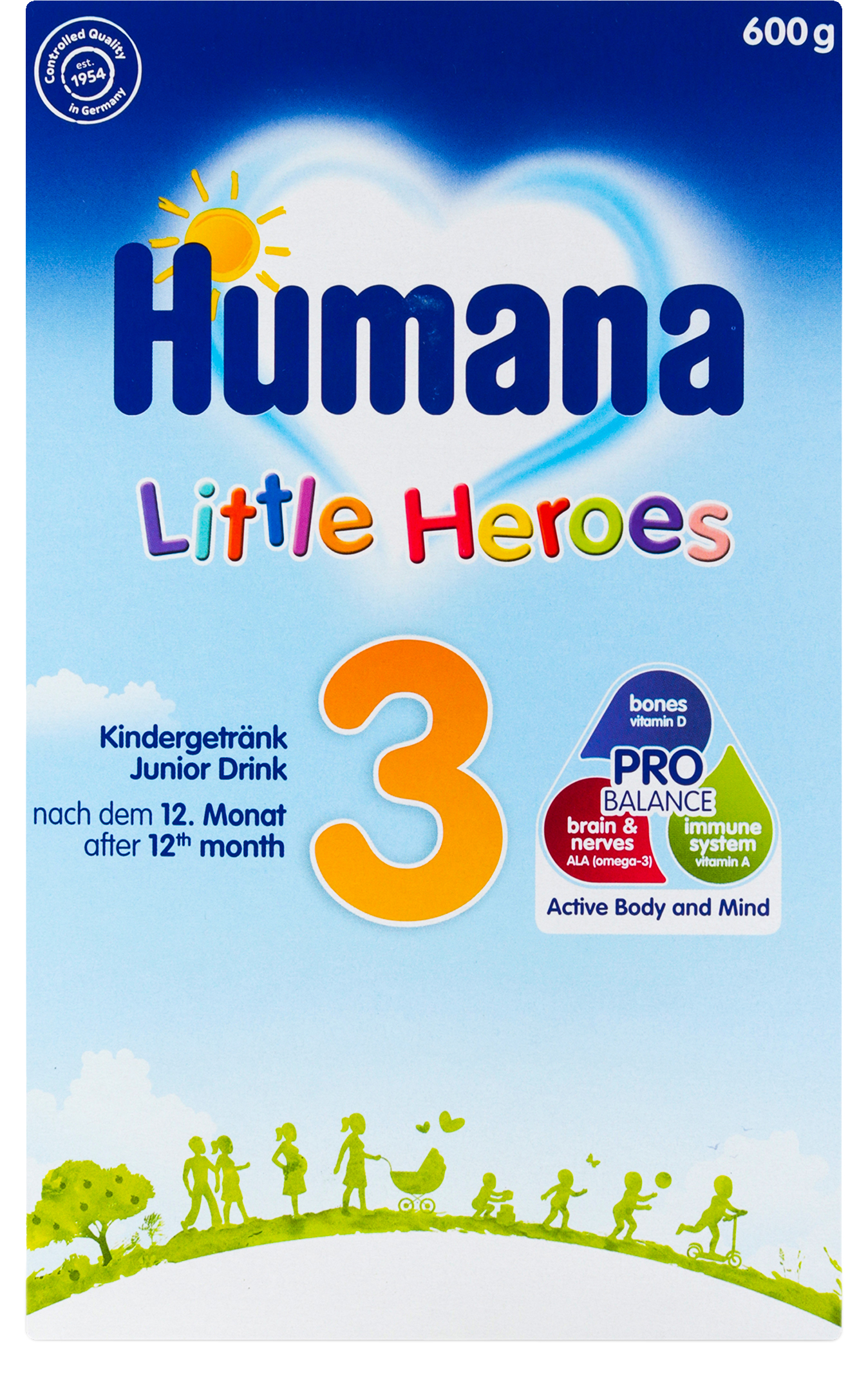 Акция на Молочная сухая смесь Humana Little Heroes 3 600 г (4031244002761) от Rozetka UA