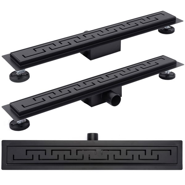 

Душовий трап Rea GREEK BLACK MATT 90 см REA-G8003