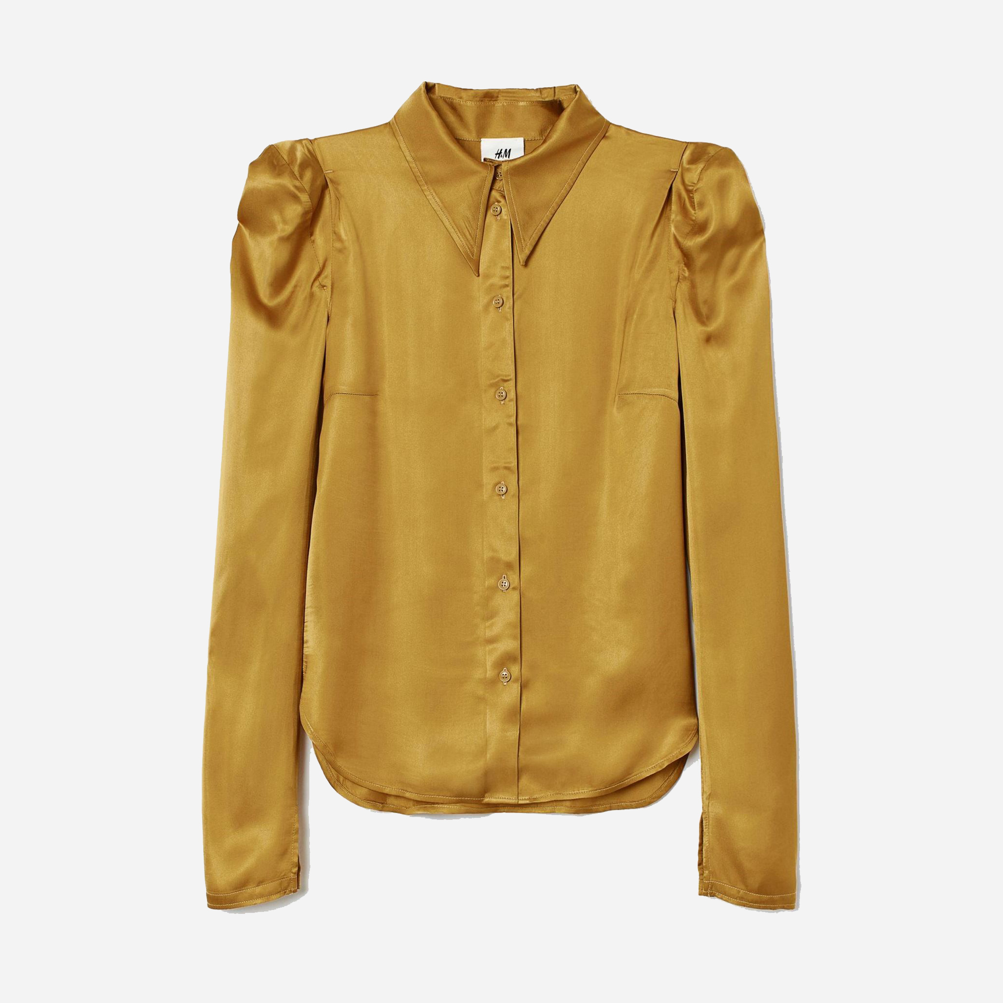 

Рубашка H&M 7976080-ACSC 40 Горчичная