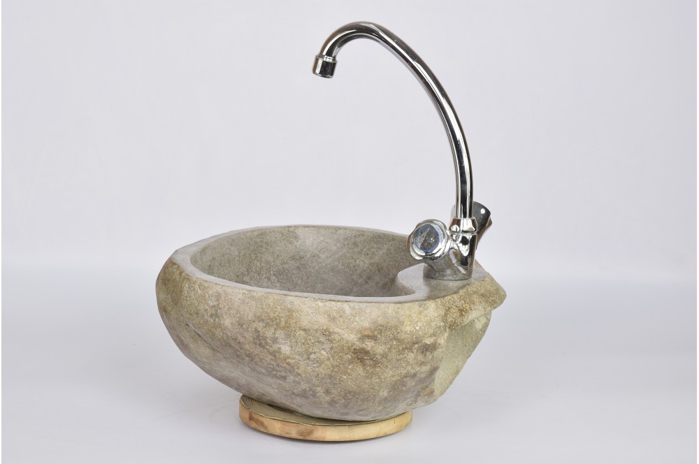 

Раковина з каменю RIVER STONE Industar s20-4285-1 41 х 36 см Асиметрична