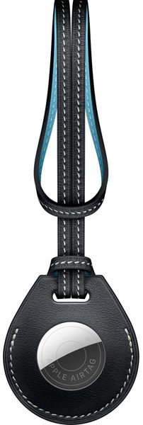 

Кожаный брелок для AirTag WIWU Hermes Bag Charm - Blue