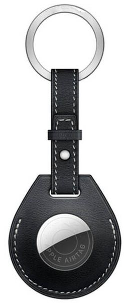 

Кожаный брелок для AirTag WIWU Hermes Keyring - Black