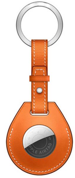 

Кожаный брелок для AirTag WIWU Hermes Keyring - Orange