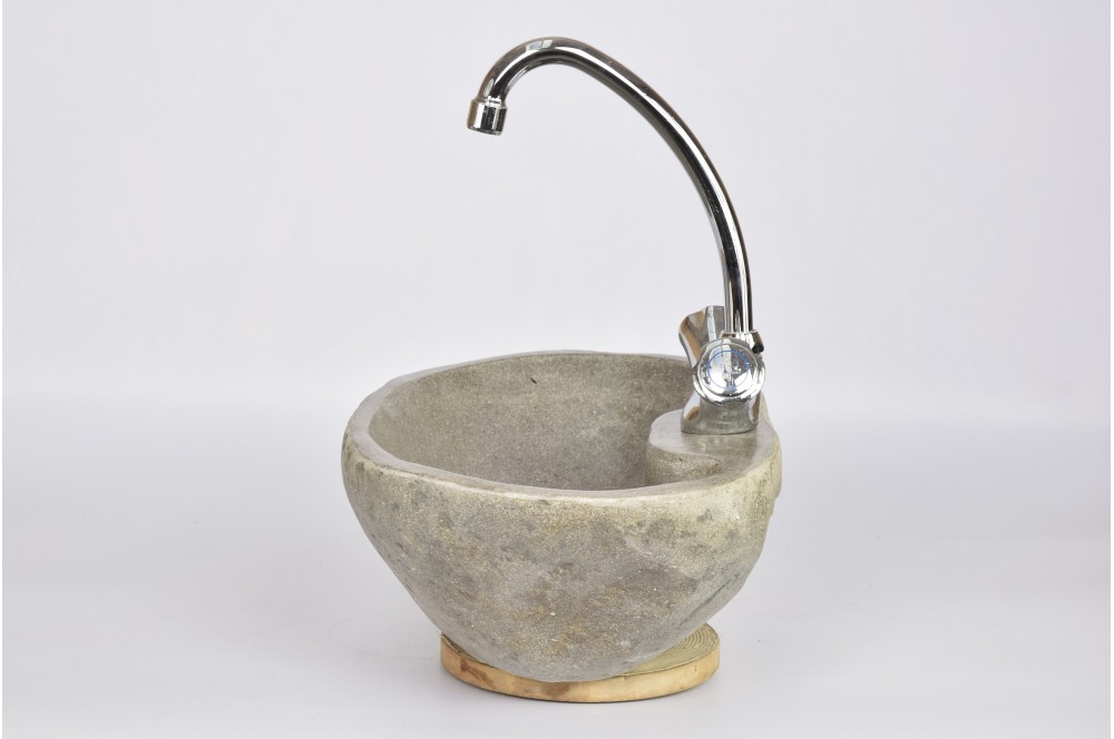 

Умивальник з каменю RIVER STONE Industar s20-4284-1 41 х 28 см Асиметричний