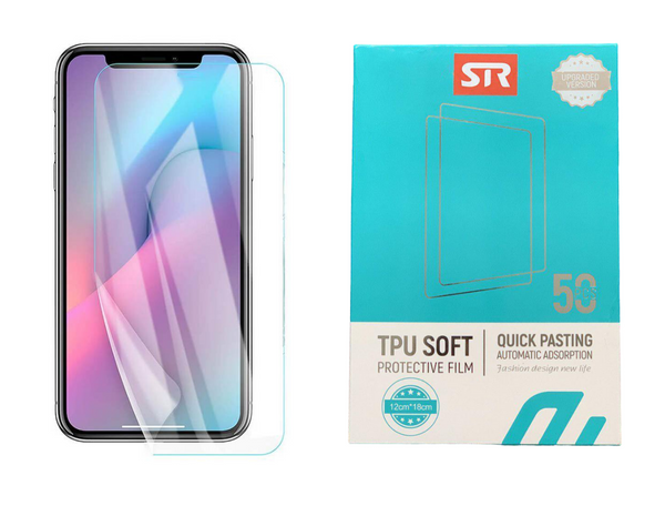 Гидрогелевая пленка на экран STR Front Full для iPhone 13 Pro Max ...