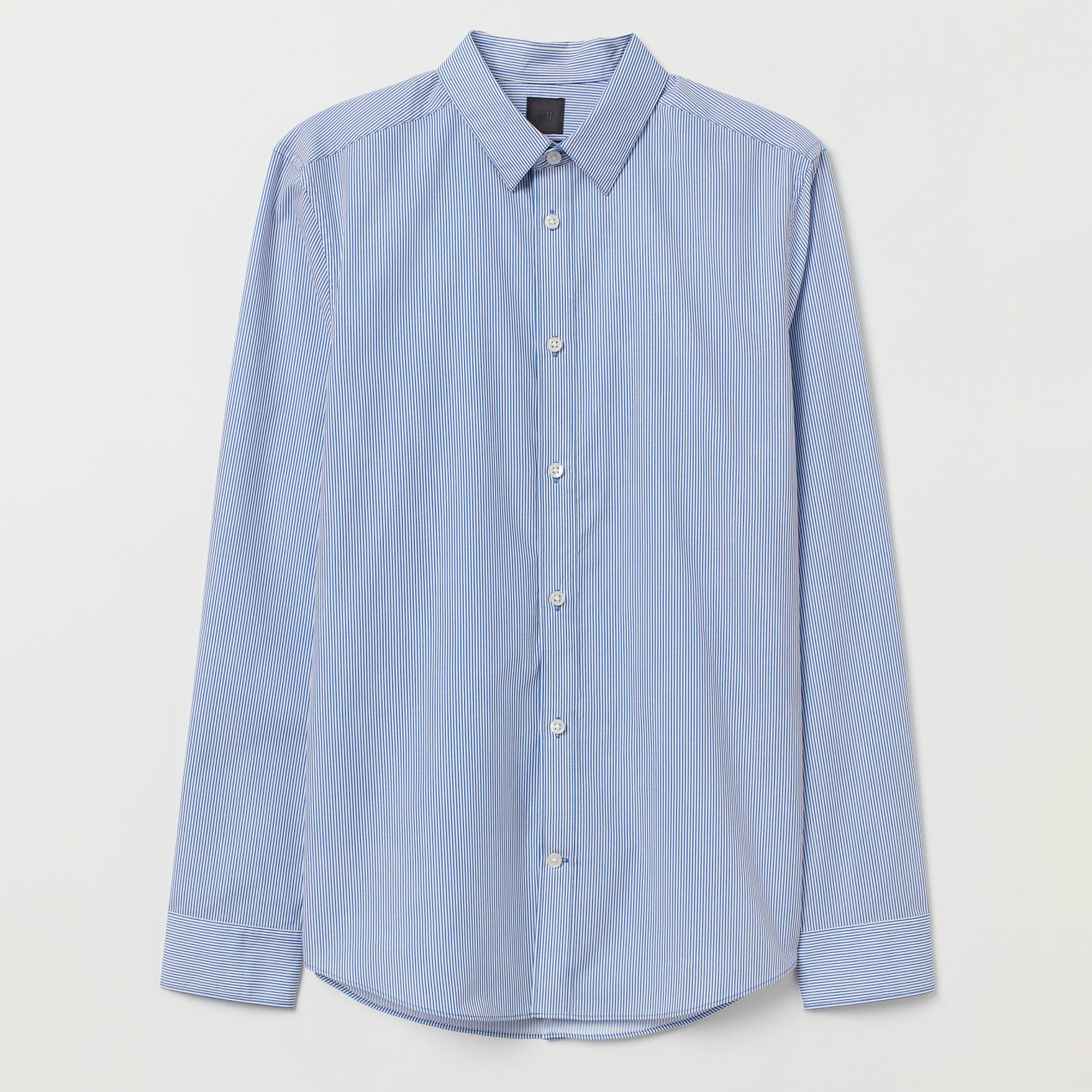 

Рубашка H&M 911-722475  Белая с синим, Рубашка H&M 911-722475 XS Белая с синим