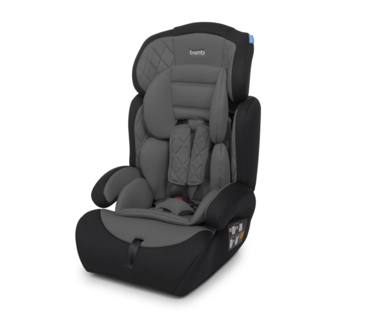 

Автокрісло Дитяче 9-36кг Bambi M 3546 GRAY