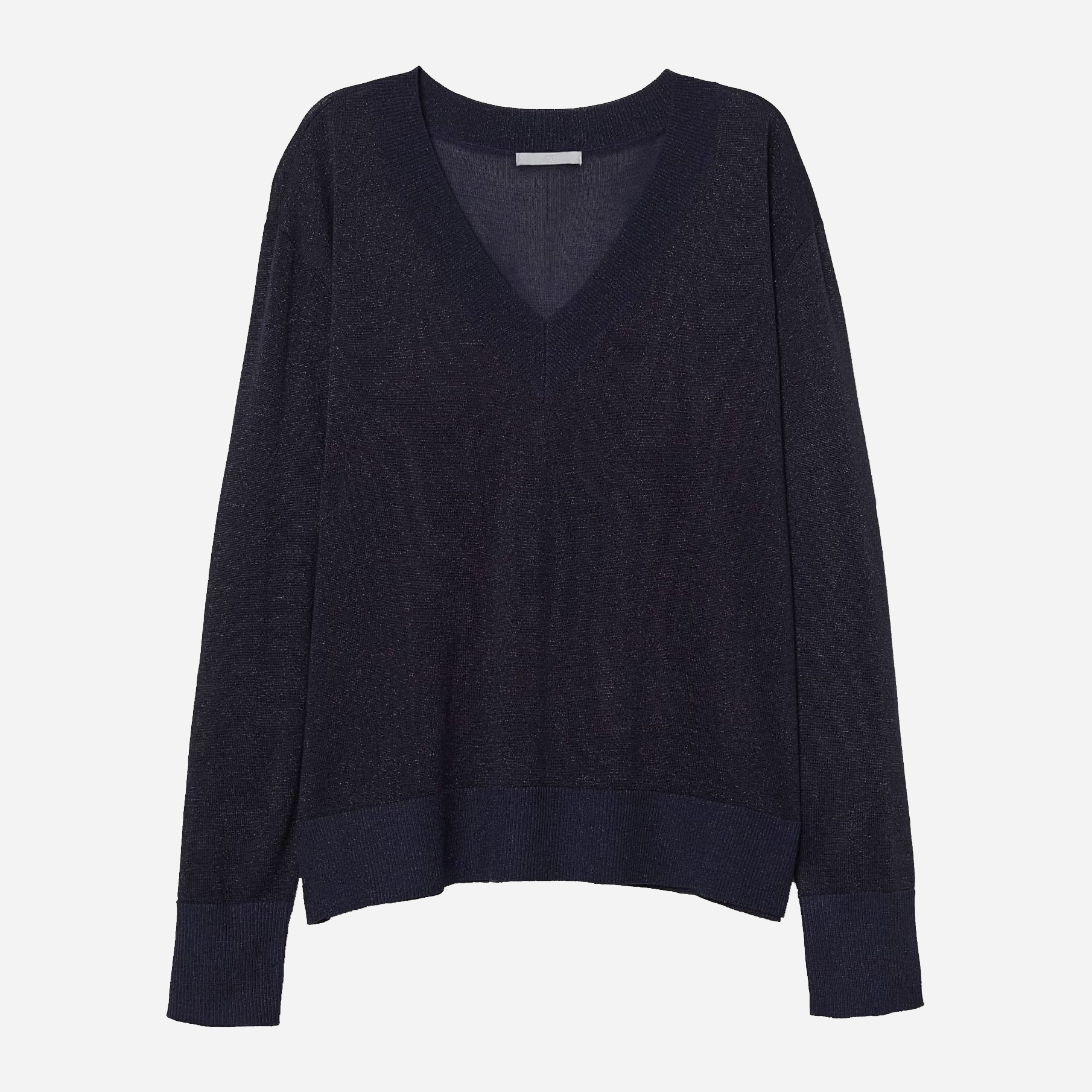 

Пуловер H&M 6770548log  Темно-синий, Пуловер H&M 6770548log S Темно-синий
