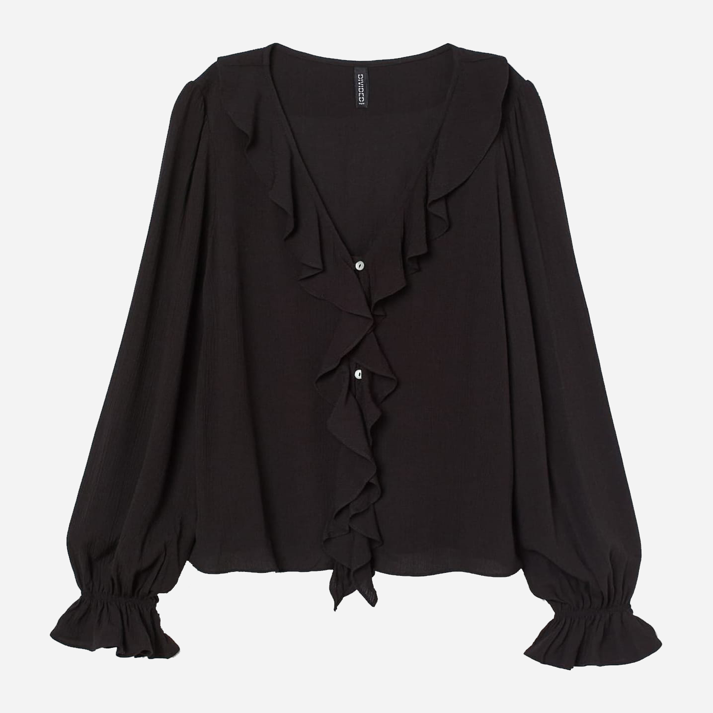 

Блузка H&M 8339731log  Черная, Блузка H&M 8339731log 40 Черная