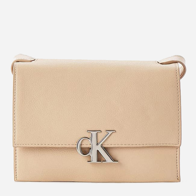

Женская сумка Calvin Klein Jeans Minimal Monogram Sm Flap Xbody K60K608385-AEO Muslin