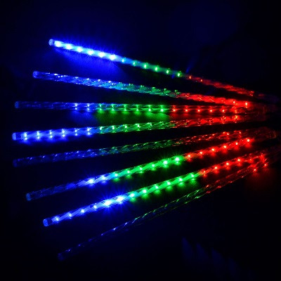 

Светодиодная гирлянда Тающие сосульки (Метеоритный дождь) на 288 Led электрическая мультицвет 4.1 м