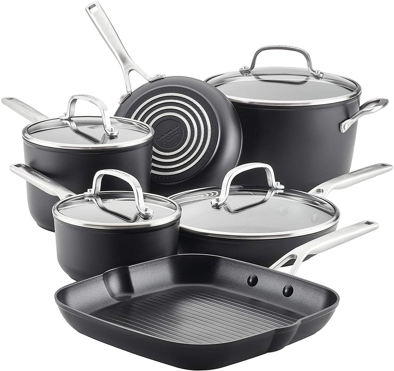 

Набор кастрюль и сковородок KitchenAid 80129 6 предметов