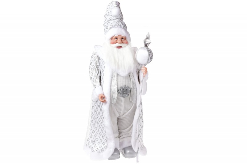 

Новогодняя декоративная игрушка Bon Санта 71см, цвет - серебро NY14-487 (IR06628)