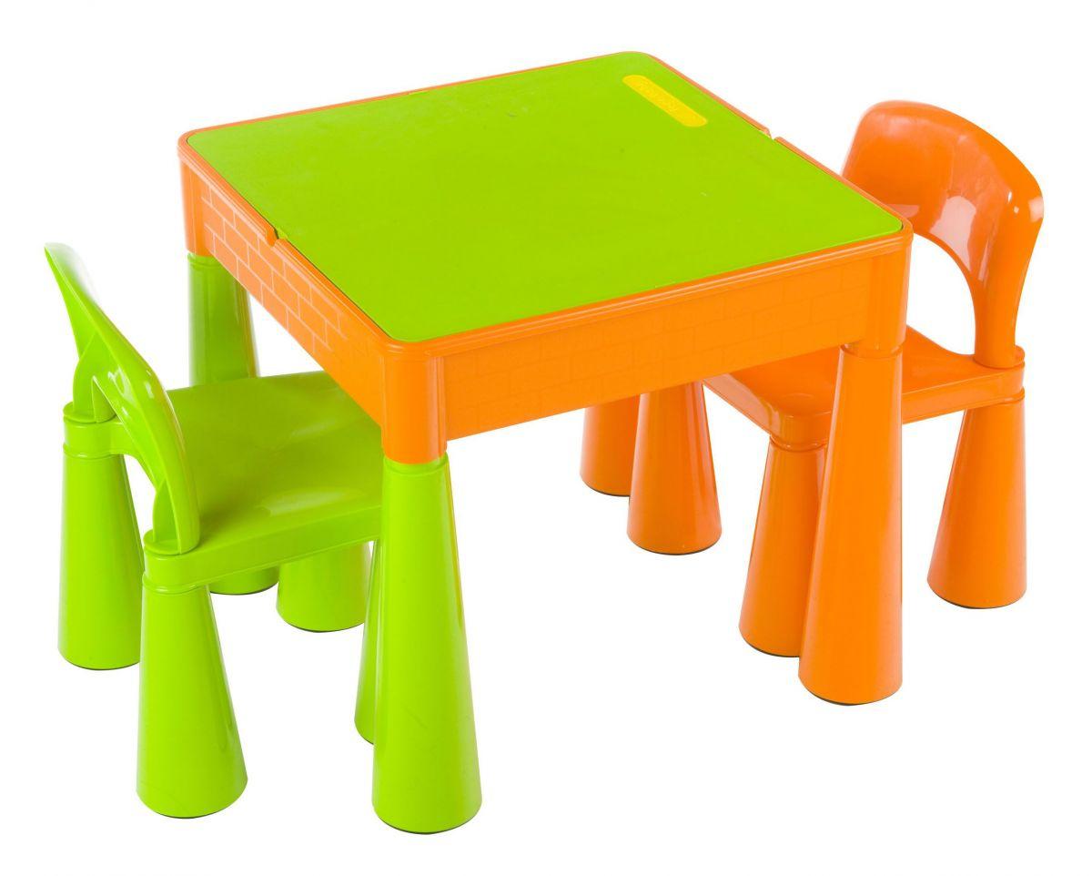 

Комплект дитячих меблів Tega Baby Mamut orange/green