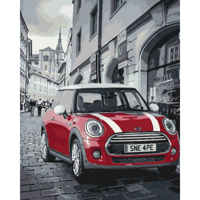 

Картина по номерам Идейка "Mini Cooper" 40*50 см