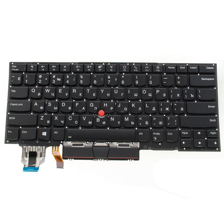 Клавиатура для ноутбука LENOVO (ThinkPad: X1 Carbon 7th Gen) rus, black ...