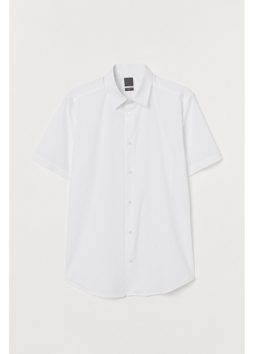 

Рубашка H&  Белый 0683396_кор.рук, Рубашка H&M M Белый 0683396_кор.рук