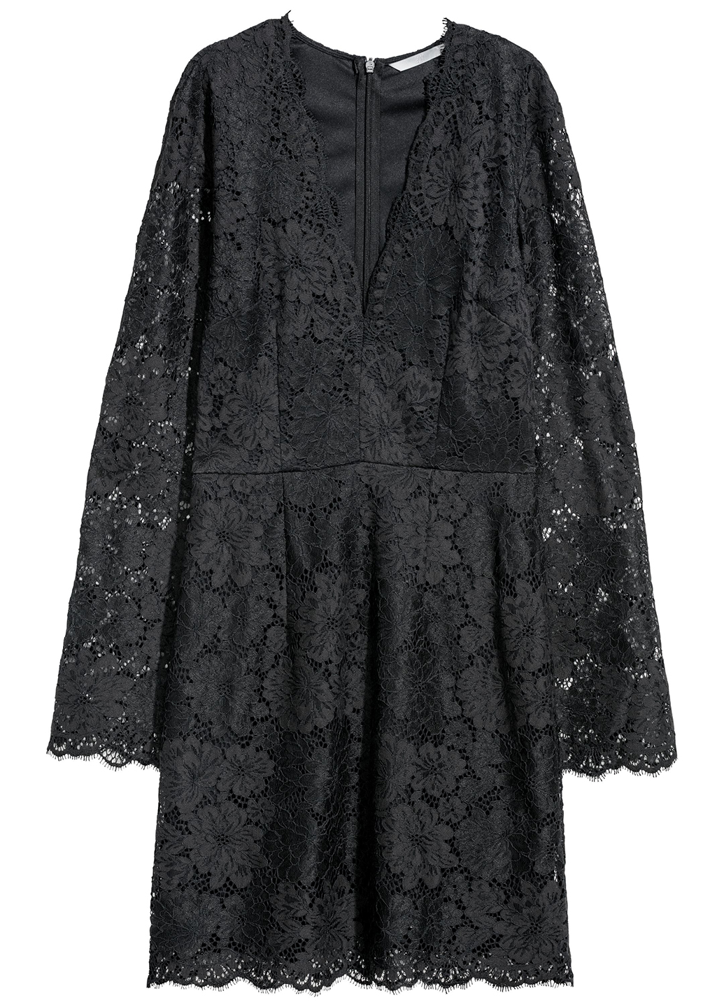 

Платье H&M  Черный 0546335_02, Платье H&M 34 Черный 0546335_02