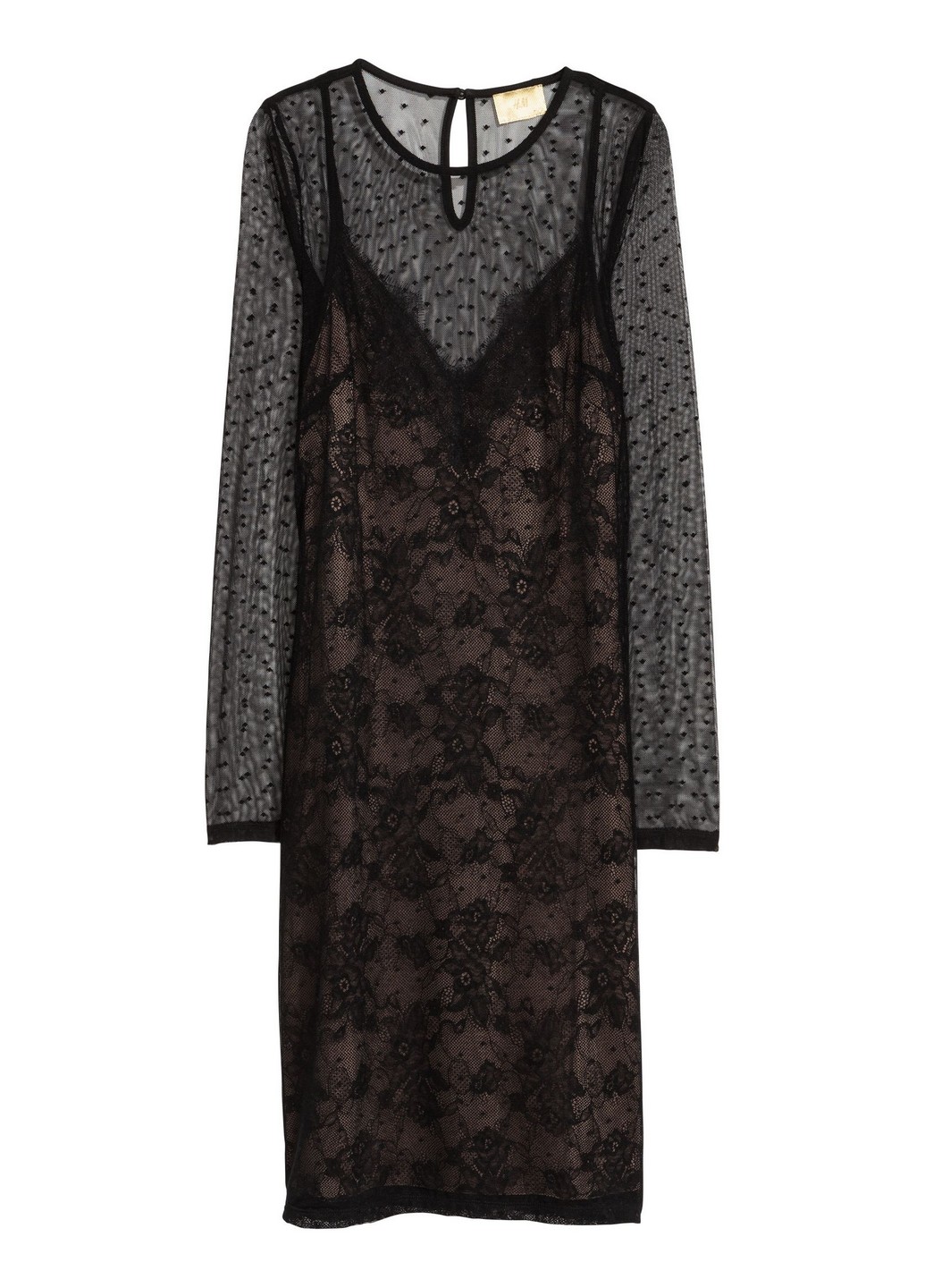 

Платье H&M  Черный 0566544, Платье H&M 40 Черный 0566544