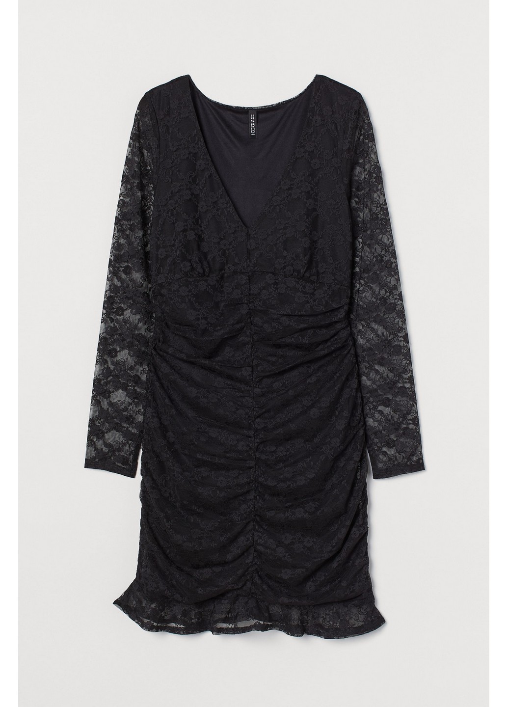 

Платье H&M  Черный 0919040_круж, Платье H&M L Черный 0919040_круж