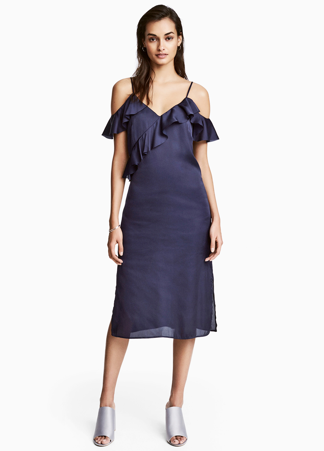 

Платье H&M  Темно-синий 0497816_тСин_01, Платье H&M 38 Темно-синий 0497816_тСин_01