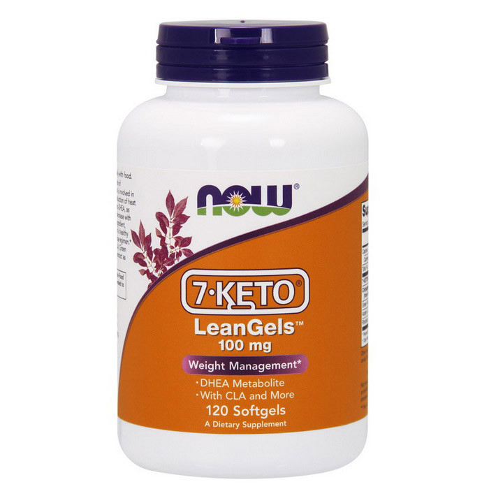 

Метаболит дегидроэпиандростерон 7-КЕТО DHEA Now Foods 7-KETO LeanGels 100 mg (120 softgels)