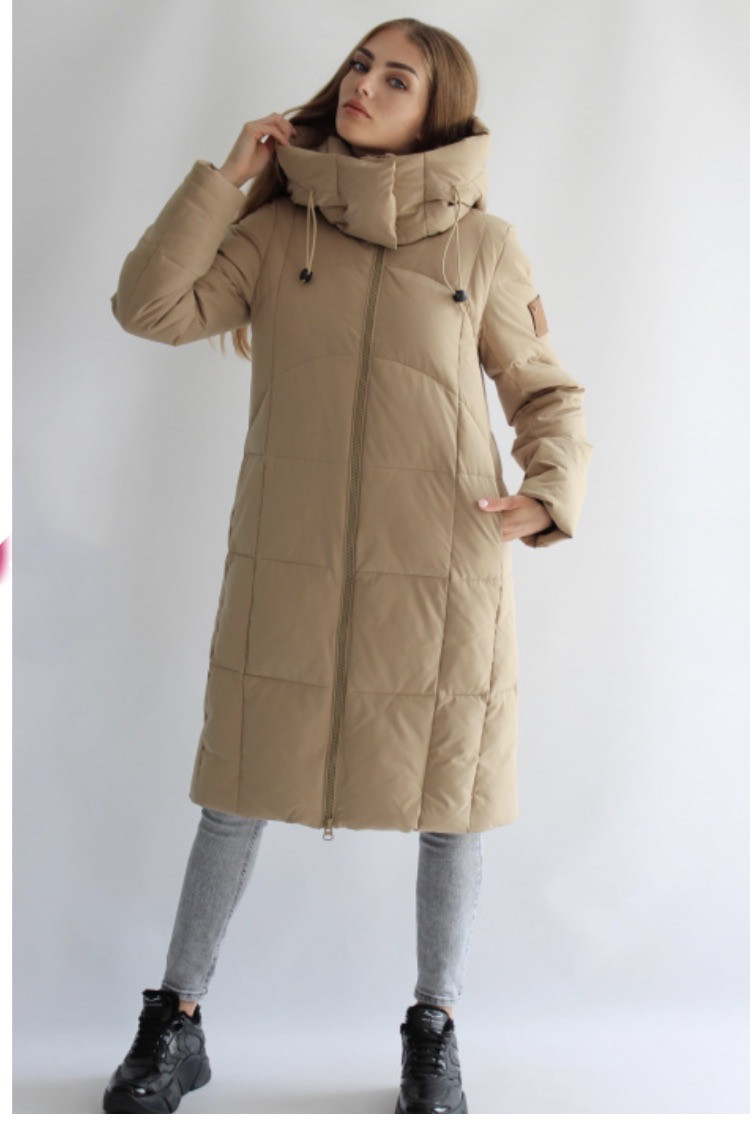 

Женский пуховик одеяло Towmy Hoggy 2XL в расцветке бежевый миндаль