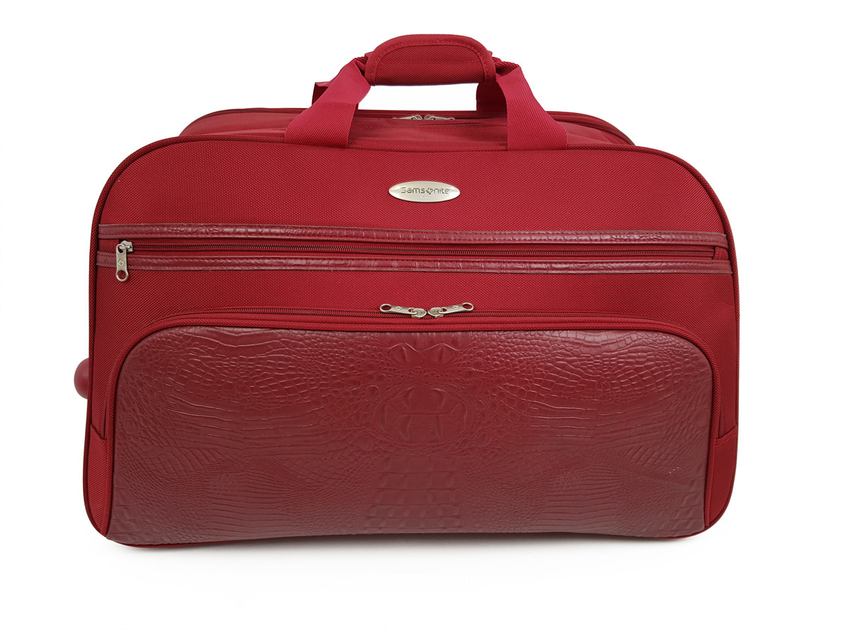 

Дорожная сумка на колесах SAMSONITE большая красная