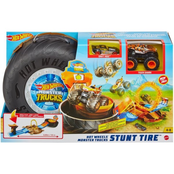 

Автотрек Hot Wheels Трюки в шине Хот Вилс (GVK48)