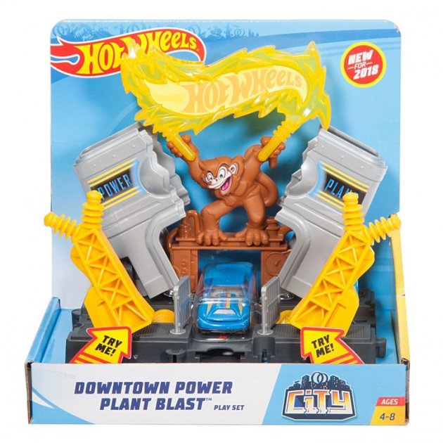 

Автотрек Hot Wheels Взрыв на Электростанции Хот Вилс