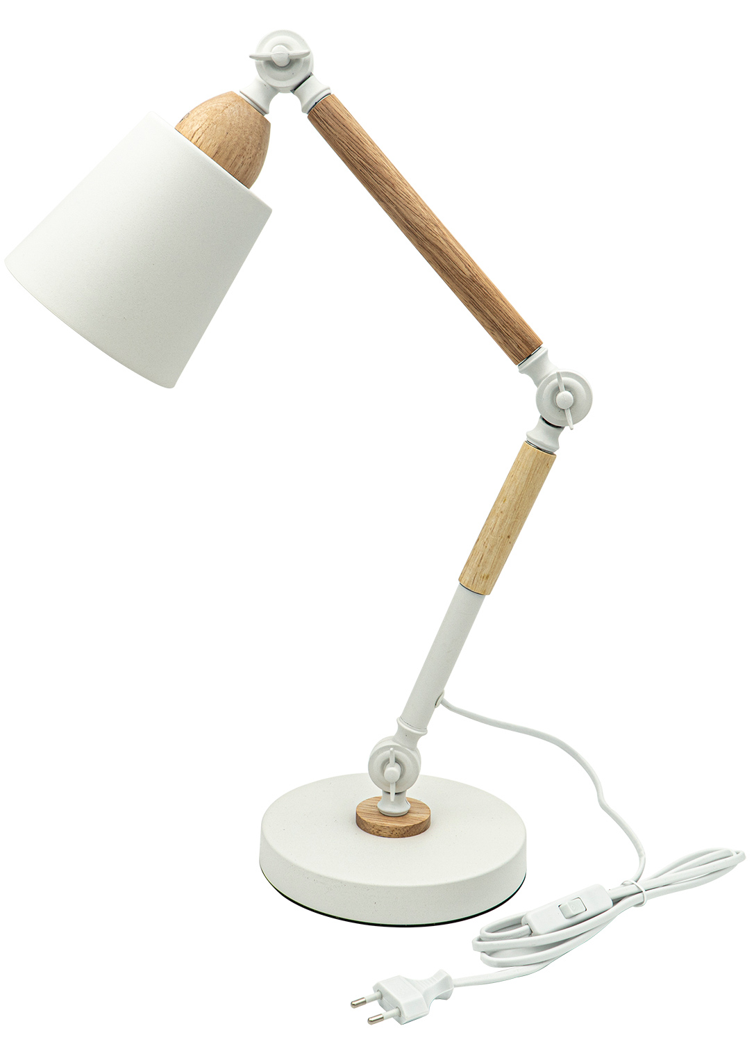 

Настольная лампа 40W E27 INL-5049T-01 White Natural