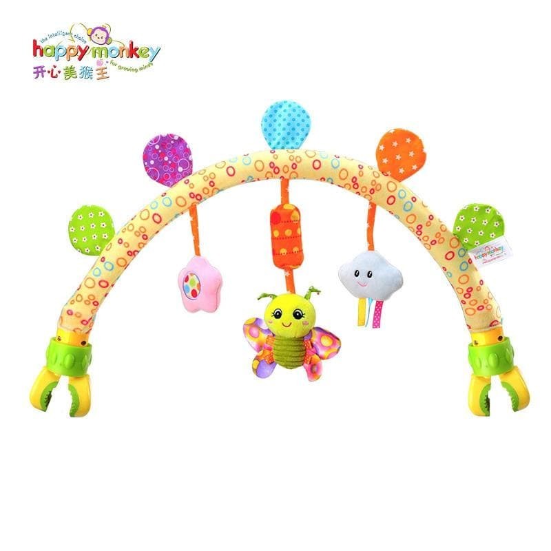 

Развивающая Дуга для коляски Happy Monkey Н168192-3С ЖЕЛТАЯ