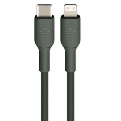 

Дата кабель USB Type-C to Lightning 1.0m PVC midnight green Belkin