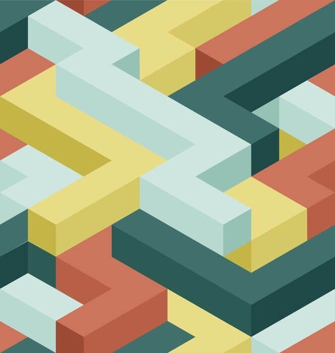 

Фотообои Арт-Обои Трёхмерные фигуры №psh_00004794 Жаккард