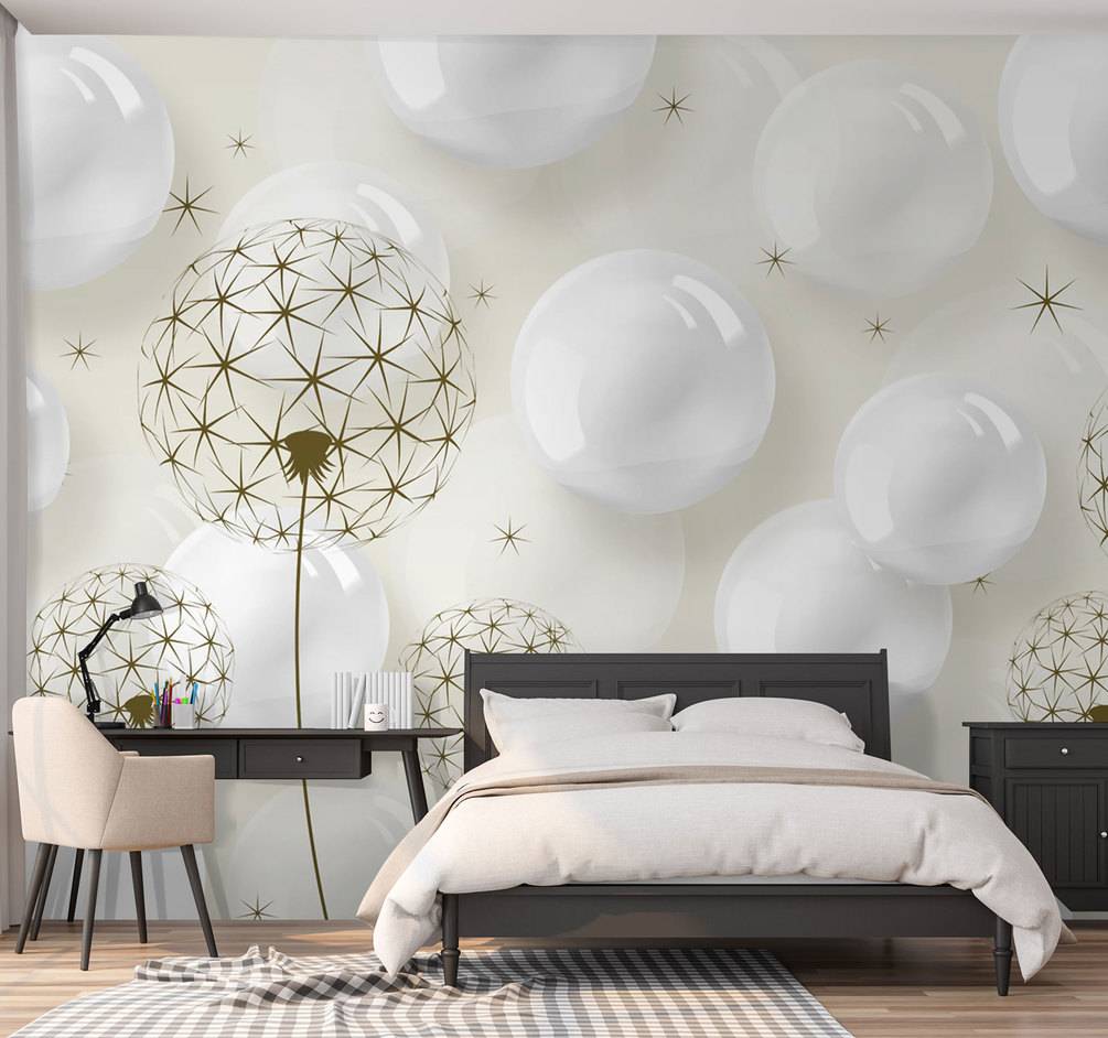 

Фотообои Арт-Обои Круглые цветы №36337 Лоск