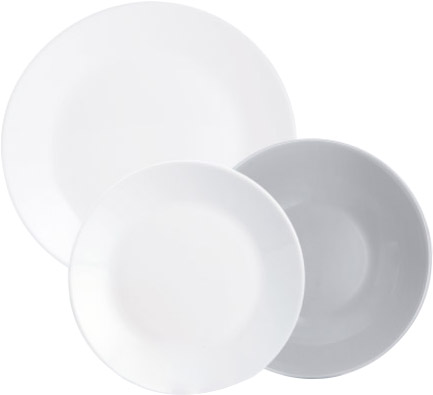 

Сервиз столовый Luminarc Zelie Moon White&Granit 18 предметов