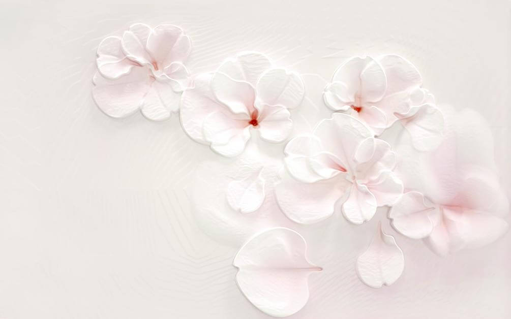 

Фотообои Арт-Обои Белоснежные лепестки №38348 Жаккард